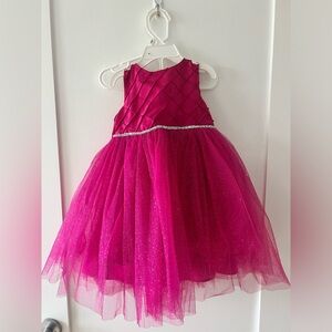 NWOT pink sparkly baby dress - size 24m